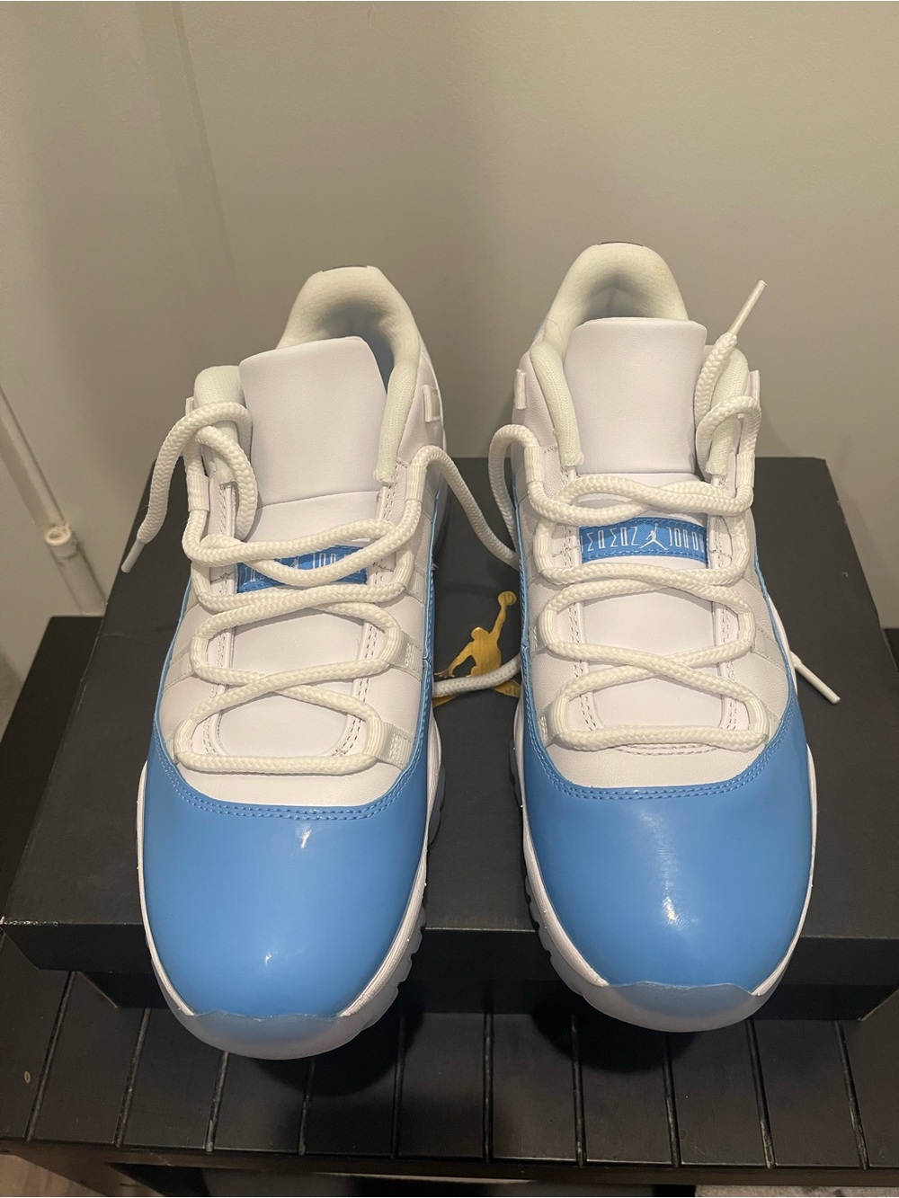 Jordan 11 Retro Low White and Light Blue